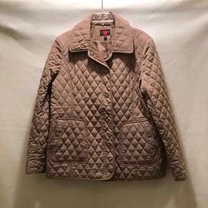 Gallery Size XL Taupe “Quilted” Pattern Jacket